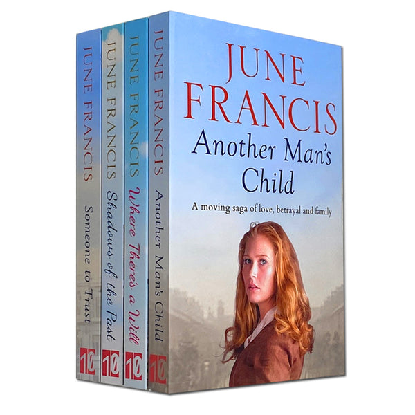 June Francis Collection 4 Books Set ,Another Man's Child, Someone to Trust, Where There's a Will,