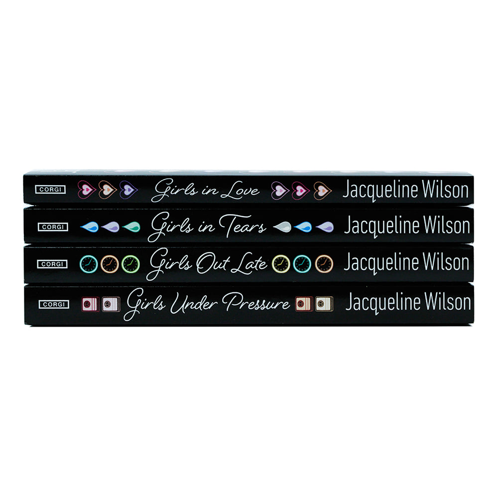 Jacqueline Wilson 4-Book Girls Series Collection | Girls in Love, Girls Out Late & More | Bestselling Fiction for Ages 10+, Popular Children's Author