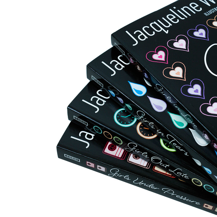 Jacqueline Wilson 4-Book Girls Series Collection | Girls in Love, Girls Out Late & More | Bestselling Fiction for Ages 10+, Popular Children's Author