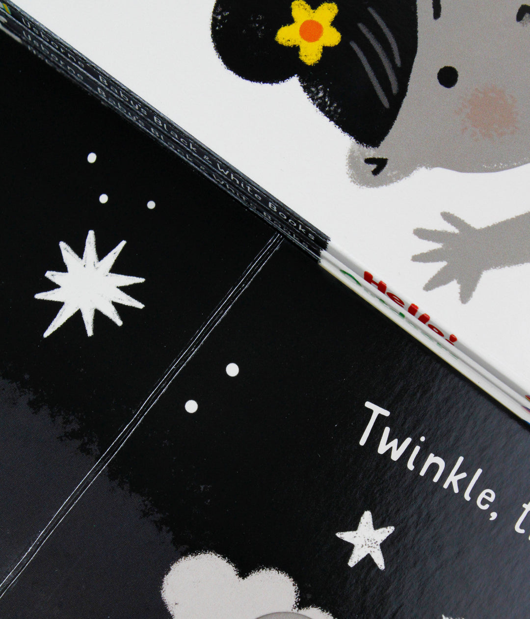 Usborne Baby's Very First Black & White 4-Book Set | Baby Books for Early Learning – Animals, Bedtime, Outdoors, Hello | Board Books for Infants