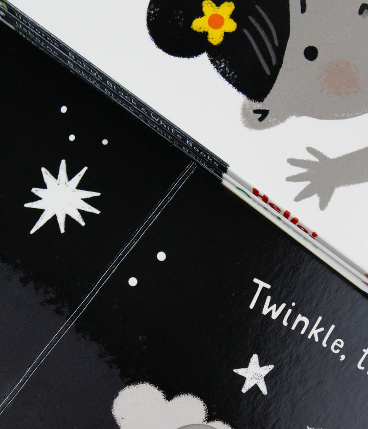 Usborne Baby's Very First Black & White 4-Book Set | Baby Books for Early Learning – Animals, Bedtime, Outdoors, Hello | Board Books for Infants