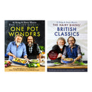 The Hairy Bikers One Pot Wonders & The Hairy Bikers British Classics By Si King & Dave Myers 2 Books Collection Set
