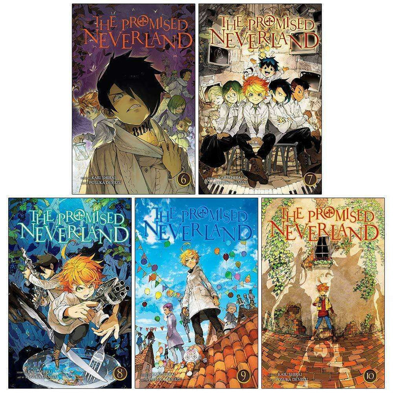 Kaiu Shirai By The Promised Neverland Vol. 6-10 Collection 5 Books Set