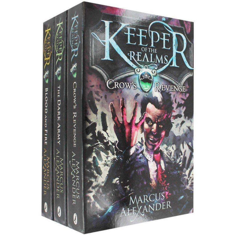 Keeper Of The Realms 3 Books Set By Marcus Alexander (Crow's Revenge,Bloodfire..