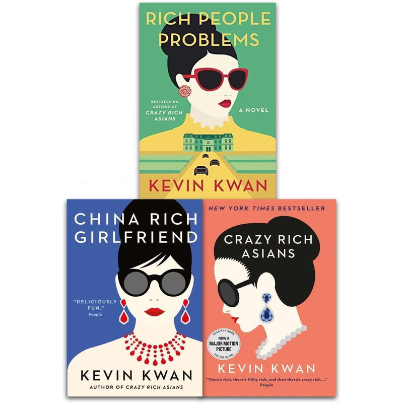 Crazy Rich Asians Trilogy by Kevin Kwan – 3 Book Collection Set – Fiction,Drama,Humor &Romance Exploring Wealth & Asian Culture in Bestselling Novels