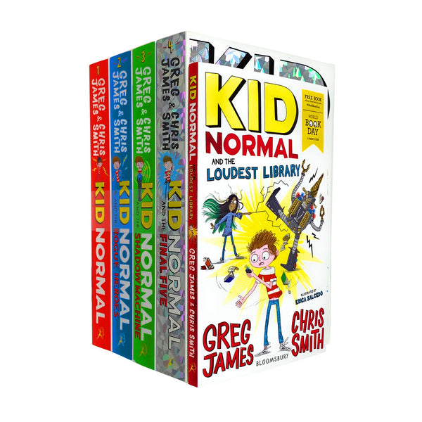 Kid Normal Series 5 Books Collection Set By Greg James and Chris Smith