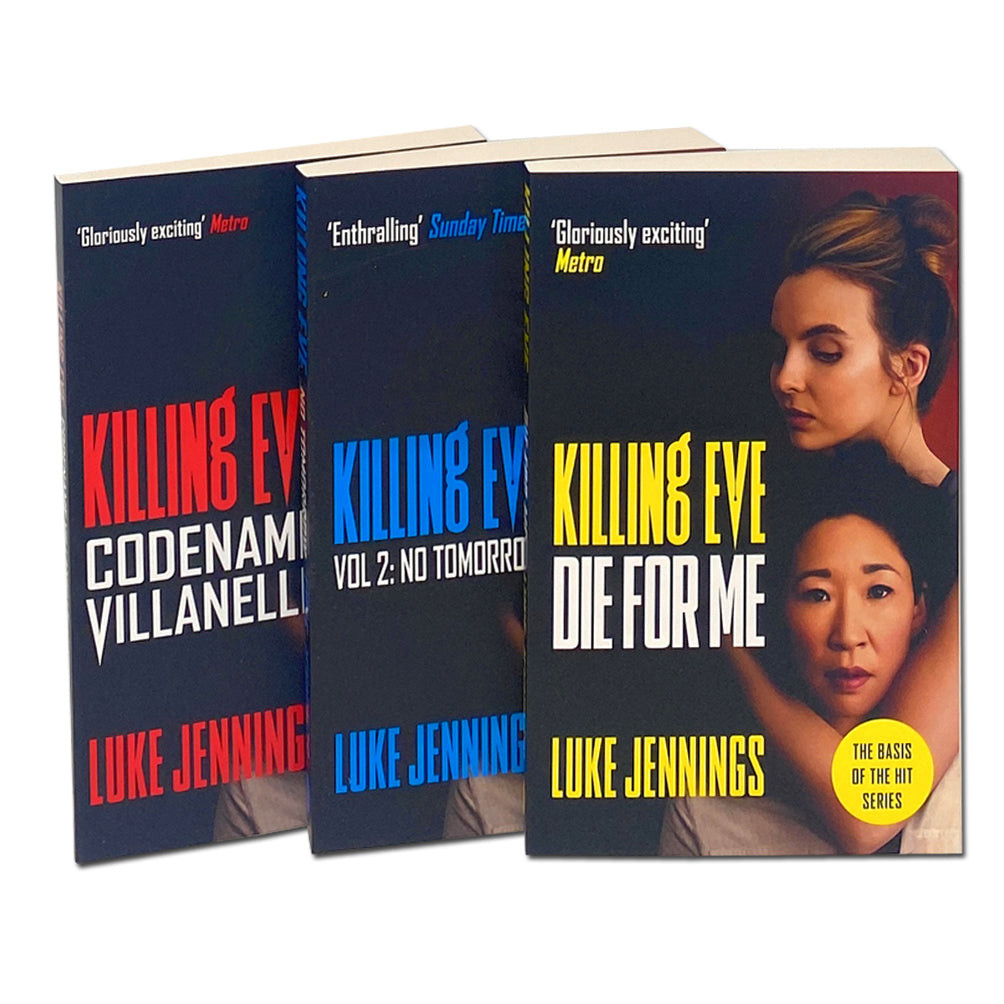 Killing Eve Series 3-Book Collection Set by Luke Jennings | Thrilling Fiction, Murder, Suspense & Psychological Drama | Crime Series & TV Adaptation