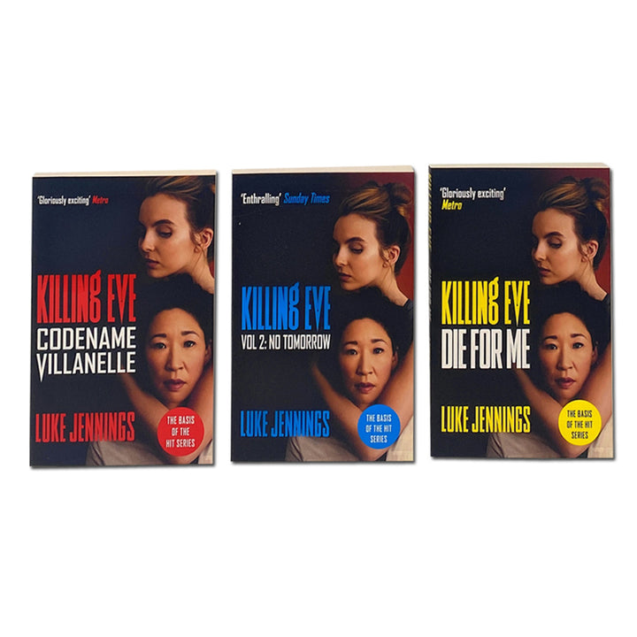 Killing Eve Series 3-Book Collection Set by Luke Jennings | Thrilling Fiction, Murder, Suspense & Psychological Drama | Crime Series & TV Adaptation