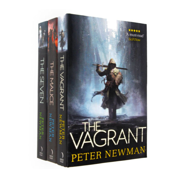 Photo of The Vagrant Trilogy by Peter Newman on a White Background
