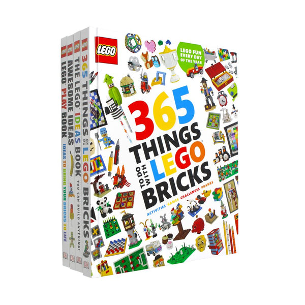 DK Lego Activity Ideas Collection 4 Books Set Collection Play Book, 365 Things Awesome