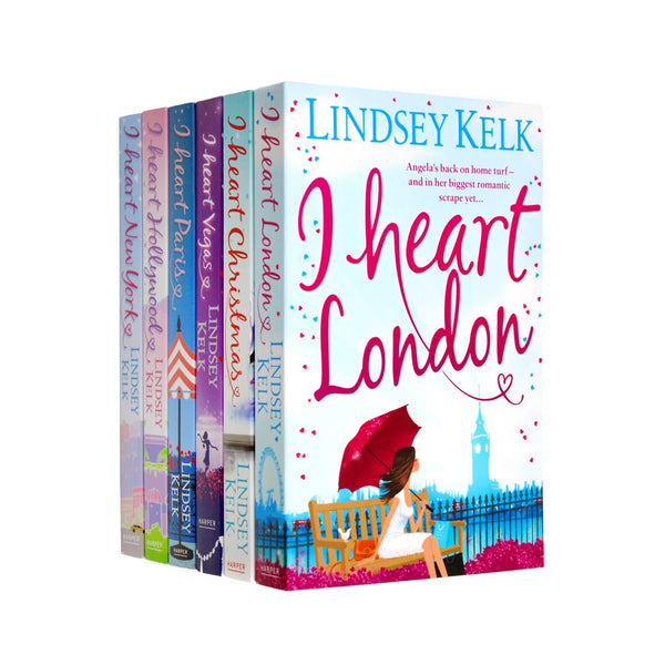 I Heart Series 6 Books Collection Set By Lindsey Kelk(I Heart New York, I Heart Hollywood, I Heart Paris, I Heart Vegas, I Heart London & I Heart Christmas)