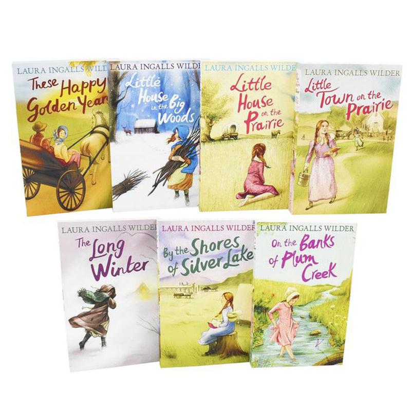 Little House on the Prairie Collection– 7 Paperback Book Set by Laura Ingalls Wilder | Classic Children's Books, Family Stories & Historical Adventure