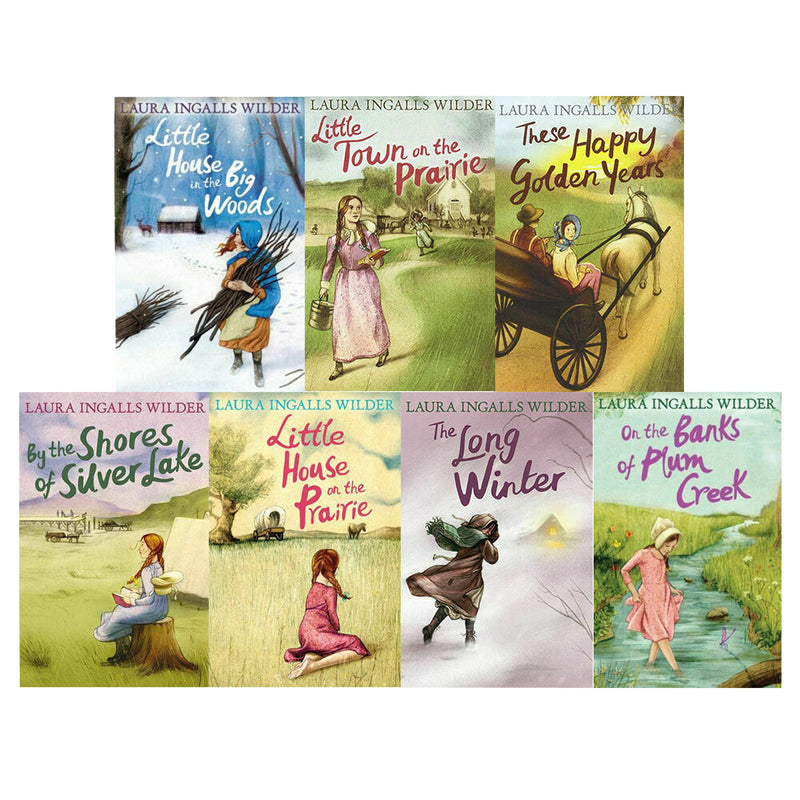 Little House on the Prairie Collection 7 Books Set By Laura Ingalls Wilder