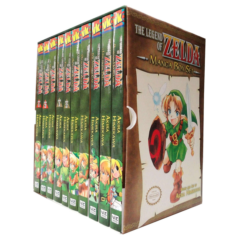 Legend of Zelda Collection 1-10 Books Manga Box Set By Akira Himekawa