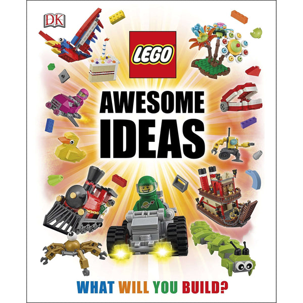 LEGO Awesome Ideas Book by Daniel Lipkowitz [Hardback]| Fun & Creative Building Projects for Kids – Imaginative Play, Crafts & Construction Activities