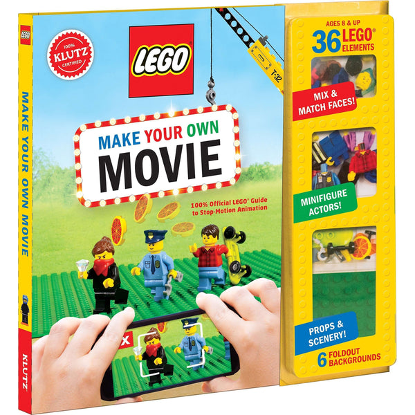 Lego Make Your Own Movie Activity Book (Klutz) 36 Lego Elements Inc