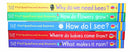 Usborne Lift the flap, First Questions and Answers 5 books box set collection