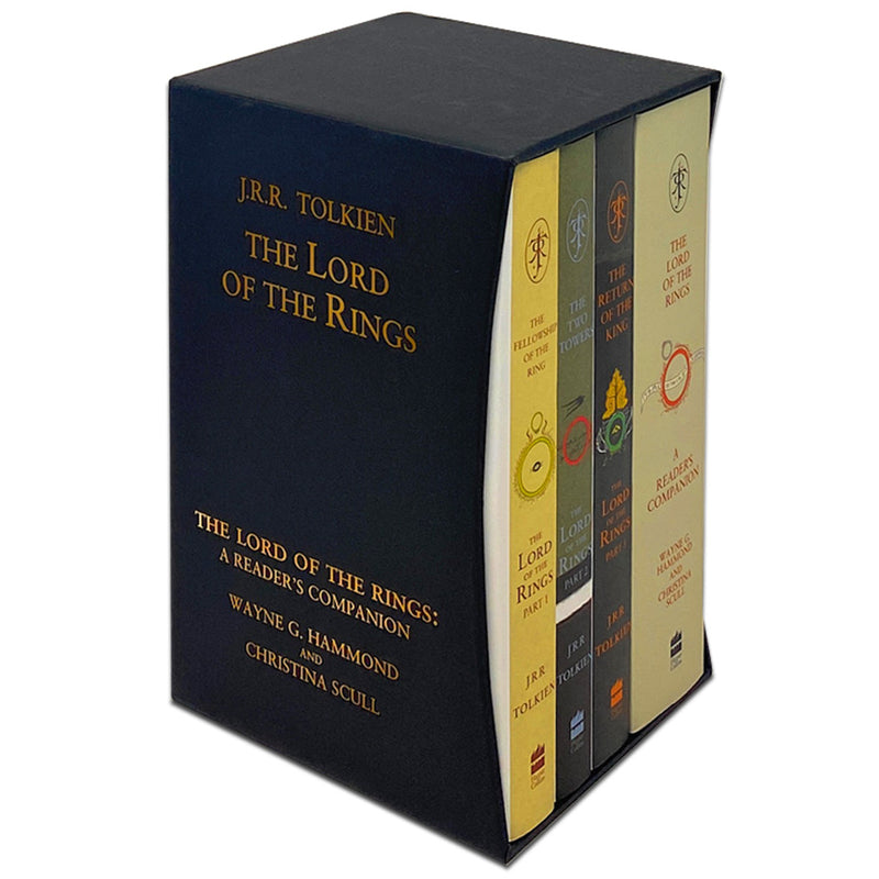 Photo of The Lord of The Rings Hardback Box Set by J.R.R. Tolkien on a White Background