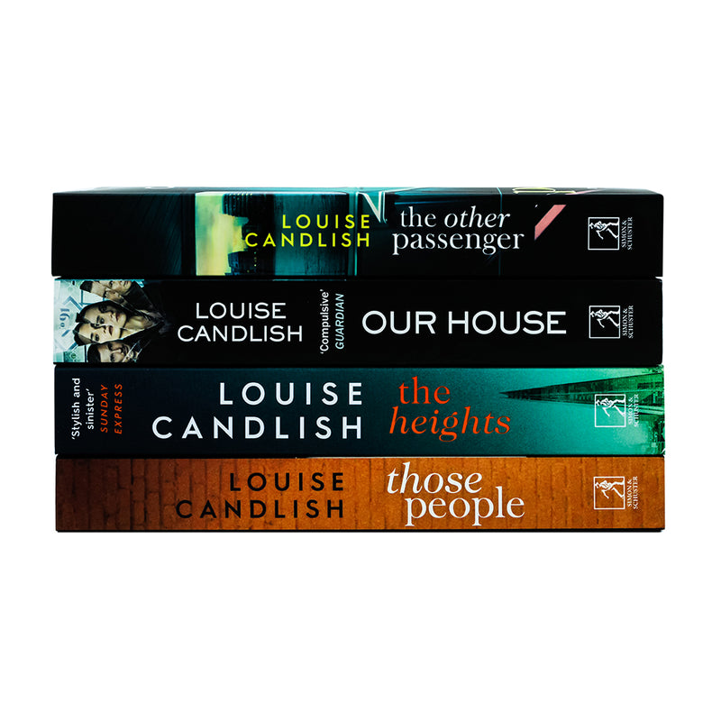 Louise Candlish Collection 4 Books Set (The Other Passenger, Our House, Those People, The Heights)
