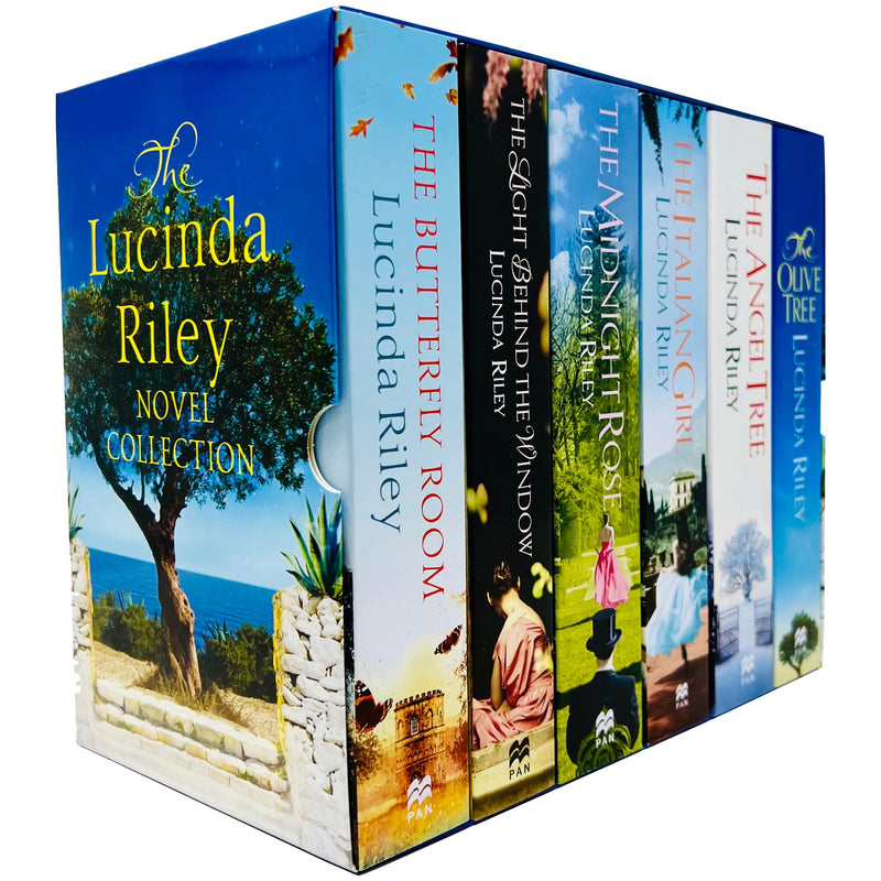 Lucinda Riley 6 Books Collection Box Set (The Butterfly Room, Midnight Rose, Angel Tree, Olive Tree, Italian Girl, Light Behind The Window)