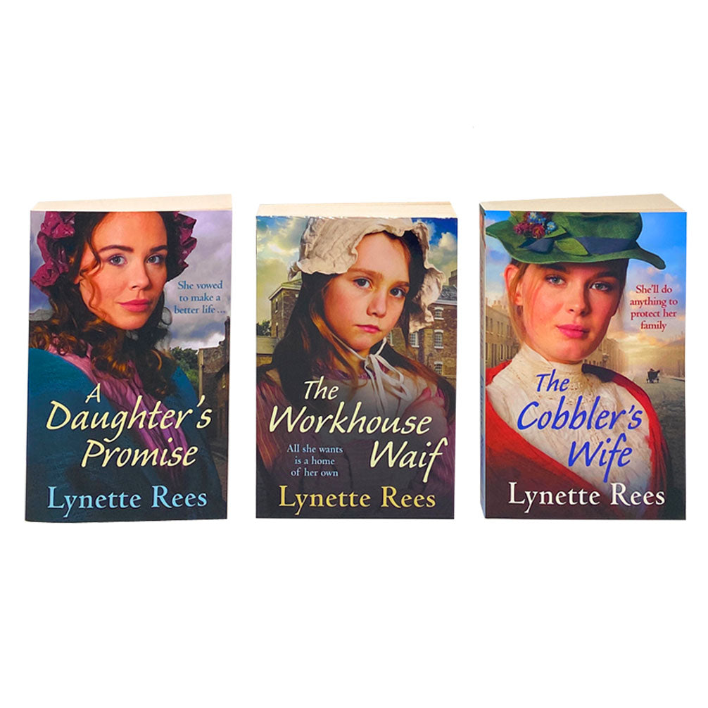 Lynette Rees Collection 3 Books Set (The Work House Waif, The cobblers ...
