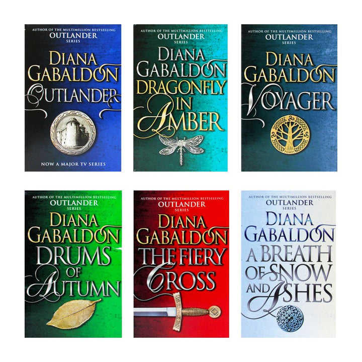 Outlander Series 1 Collection 6 Books Set by Diana Gabaldon – Historical Fiction, Romance & Time-Travel Adventure (Drums of Autumn, Fiery & More)