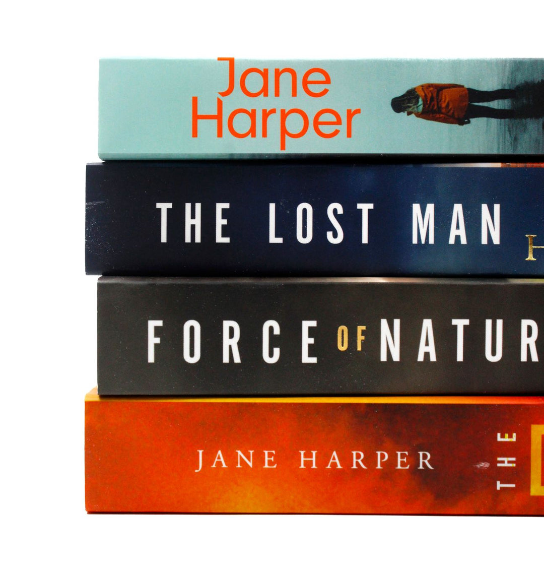 Jane Harper 4 Books Collection Set– Mystery & Thriller Novels:The Dry, Force of Nature, The Lost Man & The Survivors| Bestselling Crime Fiction Series