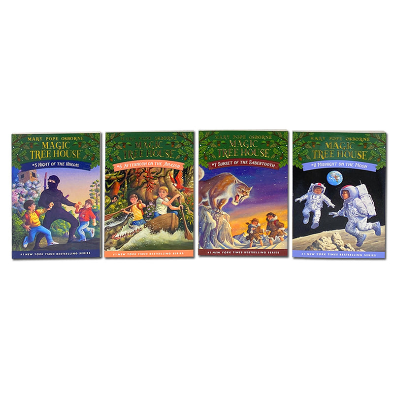 Magic Tree House Series Collection 4 Books Box Set 5-8