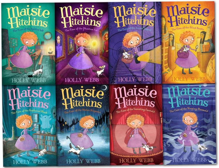 Holly Webb Maisie Hitchins Series Collection 8 Books Set Weeping Mermaid, Tunnel