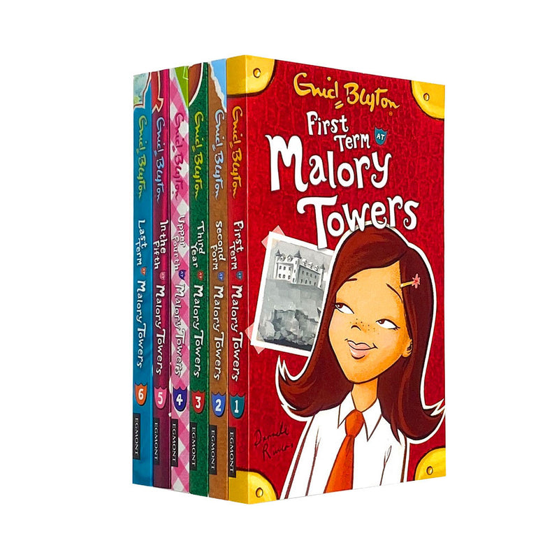 Enid Blyton Malory Towers Series 6 Books Collection Set First term,Third year