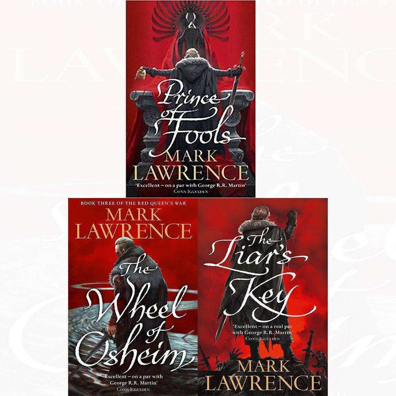 Mark Lawrence Red Queen's War 3 Books Set Collection Prince Of Fools, Liar's Key