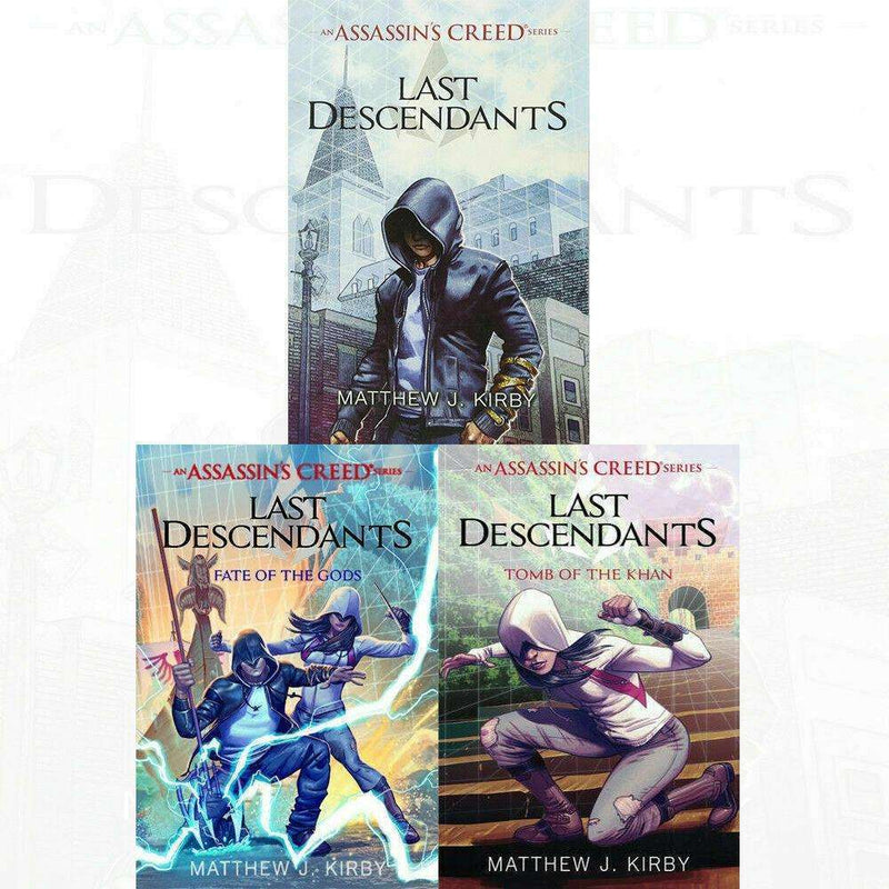 Matthew J. Kirby Assassin's Creed Series Collection 3 Books Set Last Descendant