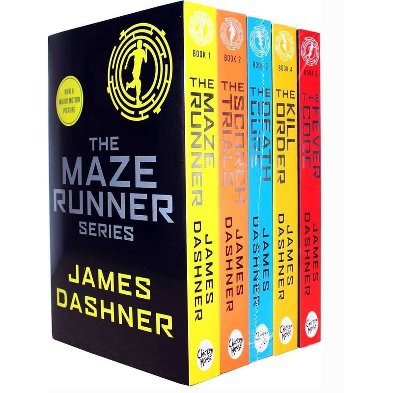 Maze Runner Series James Dashner 5 Books Set The Death Cure , Scorch Trials