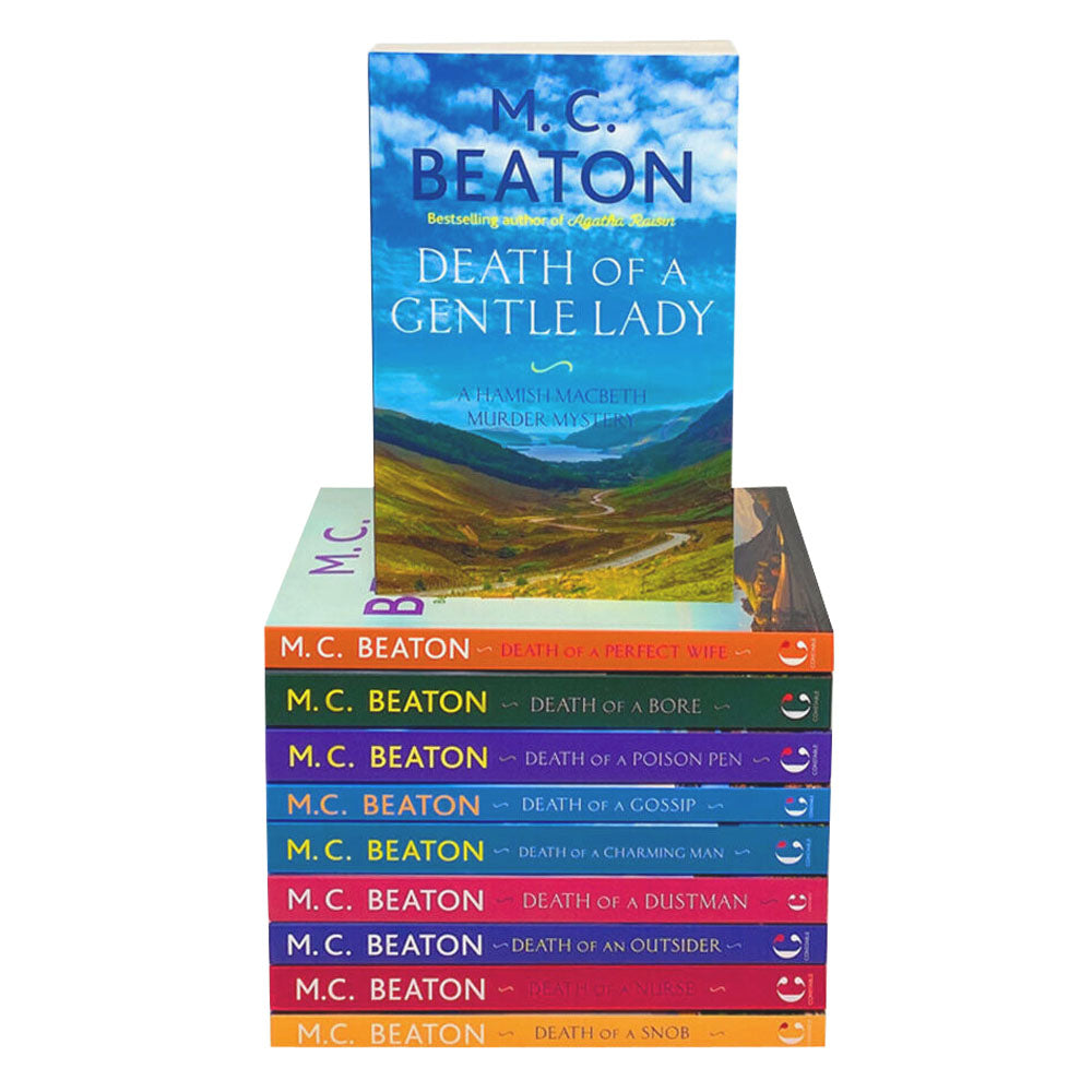 MC Beaton Hamish Macbeth Series 10 Books Collection Set – Mystery Fiction Paperback Novels Including Death of a Bore & Snob by Bestseller Author