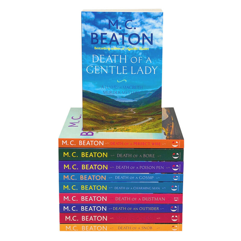 MC Beaton 10 Books Collection Set Hamish Macbeth Series Death of a Bore, Snob