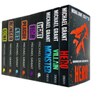 Michael Grant 9 Books Collection Set Gone Series and Monster Series  Inc Hero, Villain, Monster