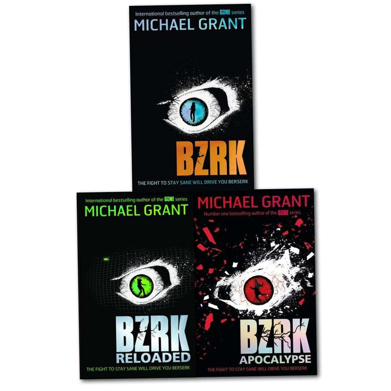 Michael Grant BZRK Collection 3 Books Set