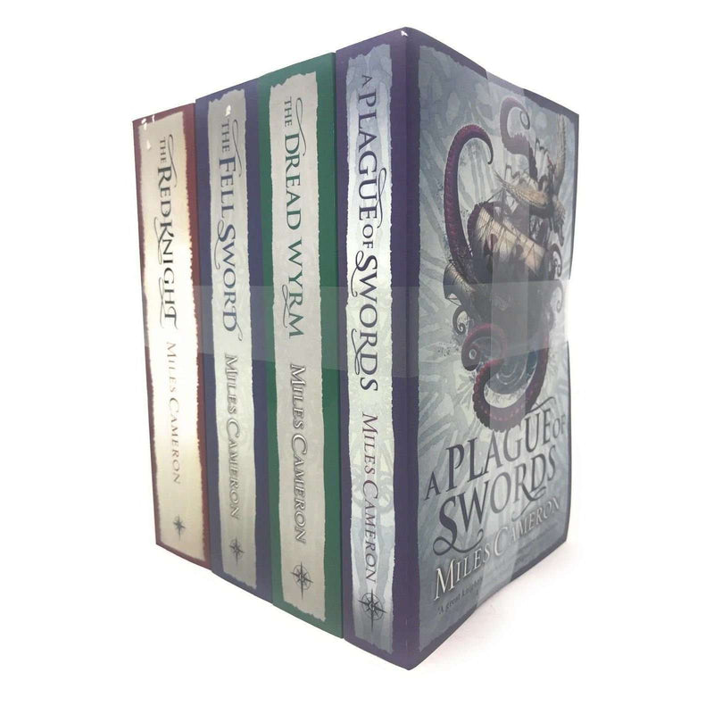Miles Cameron 4 Books Set Collection, Plague Of Swords, Dread Wyrm, Red Knight