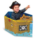 Miles Kelly Convertible Pirate Ship 3 in 1 Book Playmat and Toy for Children