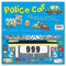 Miles Kelly Convertible Police Car 3 in 1 Book Playmat and Toy for Children