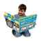 Miles Kelly Convertible Police Car 3 in 1 Book Playmat and Toy for Children