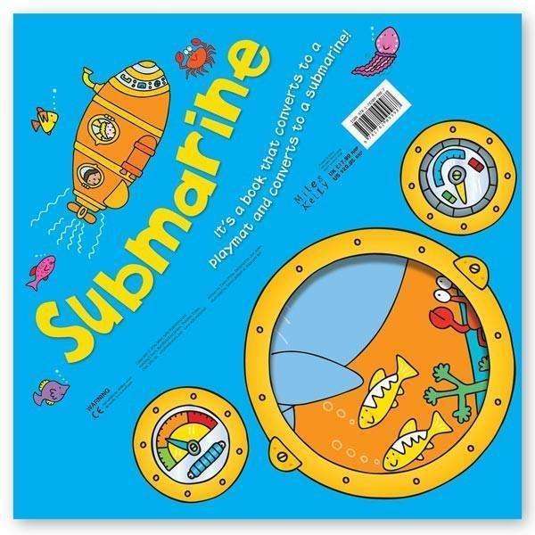 Miles Kelly Convertible Submarine 3 in 1 Book Playmat and Toy for Children