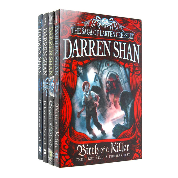 Darren Shan The Saga of Larten Crepsley 4 Book Set | Vampire Fantasy Series for Young Adults – Action-Packed Adventure Fiction & Paperback Collection