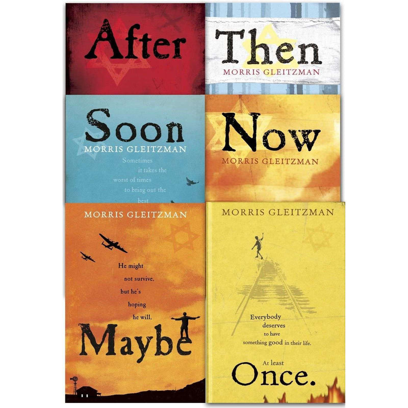 Morris Gleitzman Collection 6 Books Set (Once, Then, Now, After, Soon, Maybe)