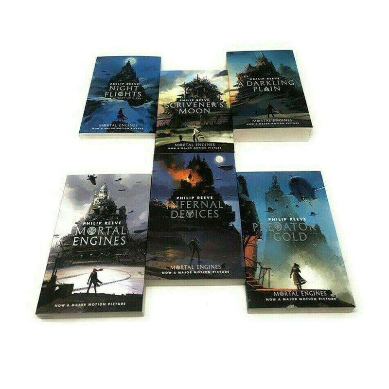 Mortal Engines Collection Philip Reeve 6 Books Set Pack Children Trilogy