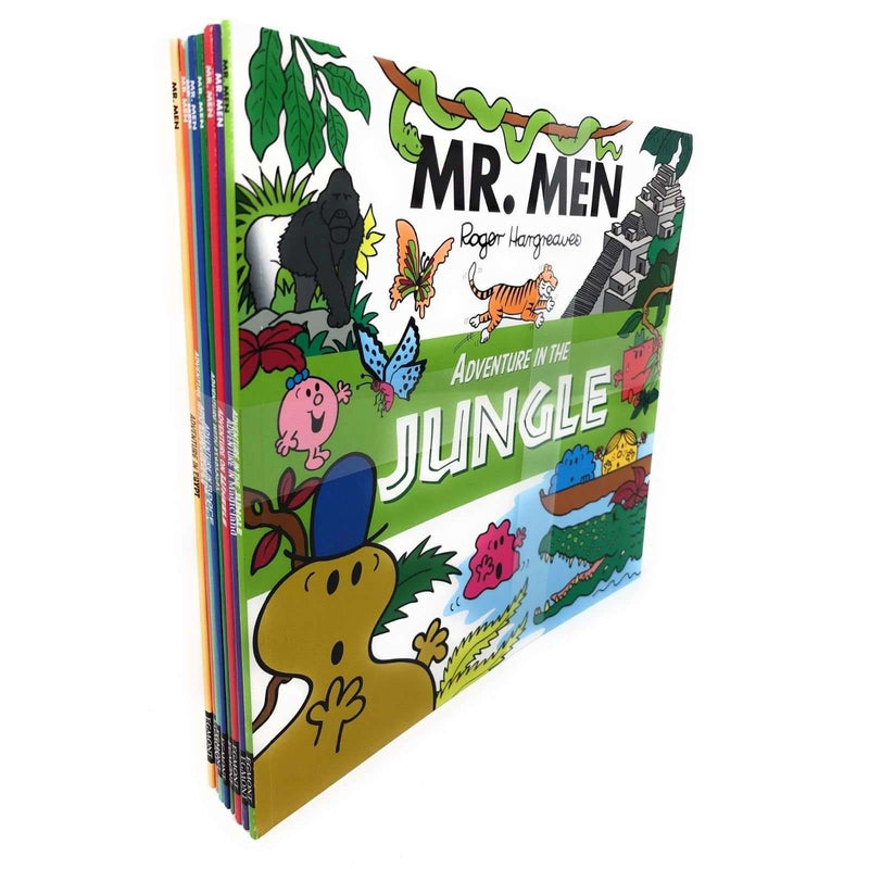 Mr Men Adventure Series Collection 8 Books Set - Roger Hargreaves, Jungle