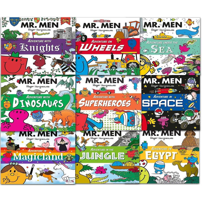 Mr Men Adventure Series Collection 9 Books Set - Roger Hargreaves, Jungle ...