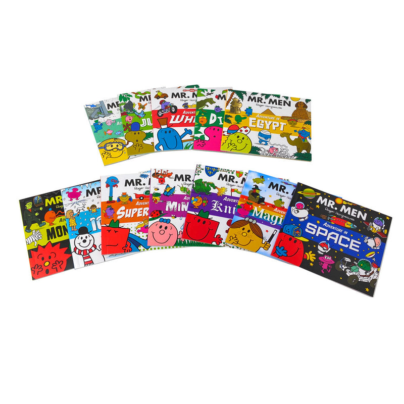 Mr Men & Little Miss Adventures 12 Book Collection Box Set By Roger Hargreaves