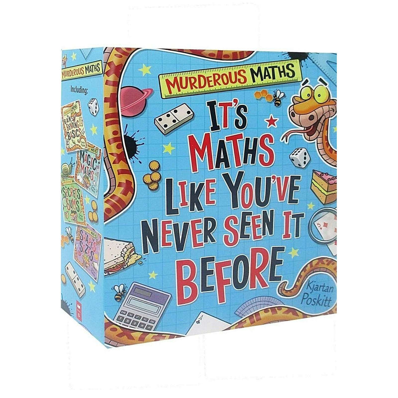 Murderous Maths 4 Book Set Collection By Kjartan Poskitt Maths Like You've never