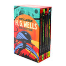 Photo of The Classic H.G. Wells Collection on a White Background
